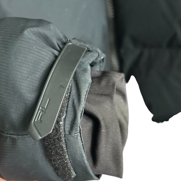 POLO RALPH LAUREN Black Nylon Men's Down Puffer Winter Jacket US. S - Picture 5 of 8